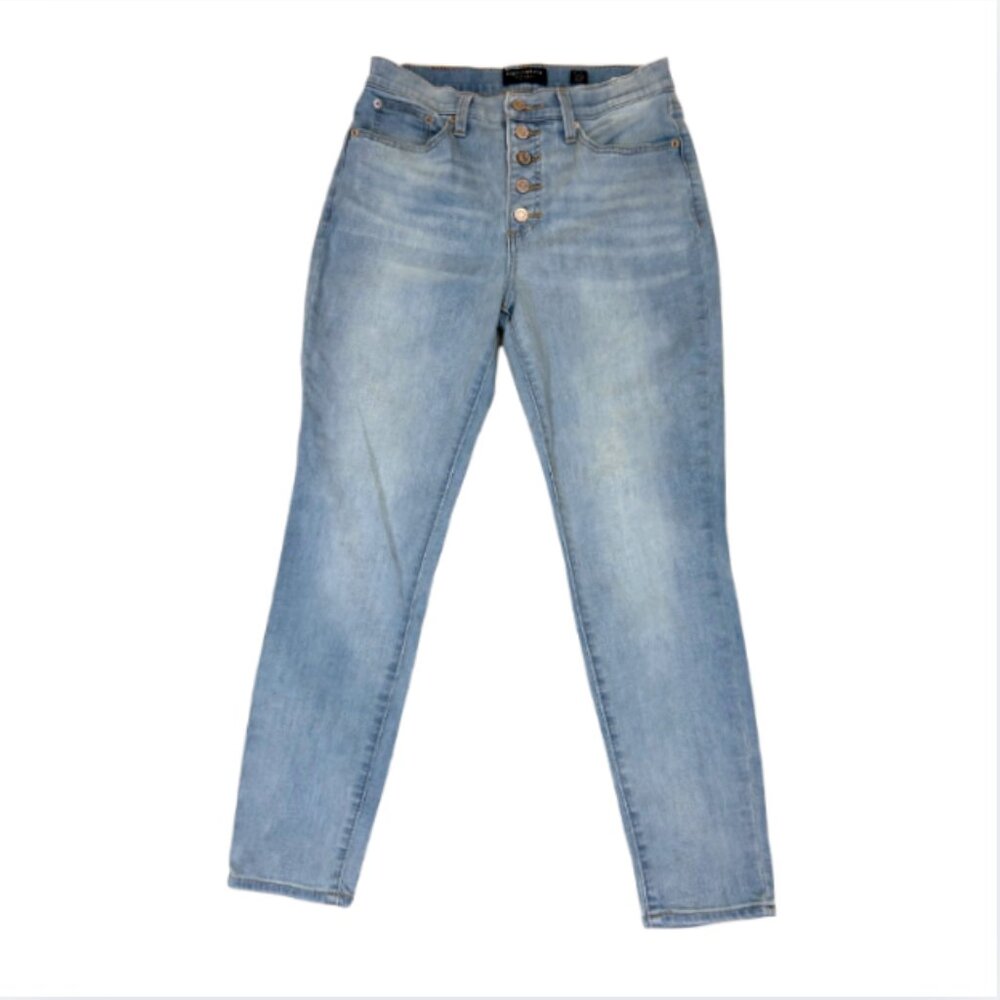 Lucky Brand Light Blue Jeans Size 8 / 29 Ankle No Holes Skinny Bridgette